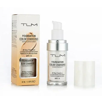 Temperature Liquid Foundation Concealer Portable Natural Color Makeup Foundation BB Concealer DazzleTrove