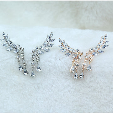 Geometric earrings long tassel earrings