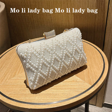 Clutch Temperament Ladies Banquet Pearl Bag