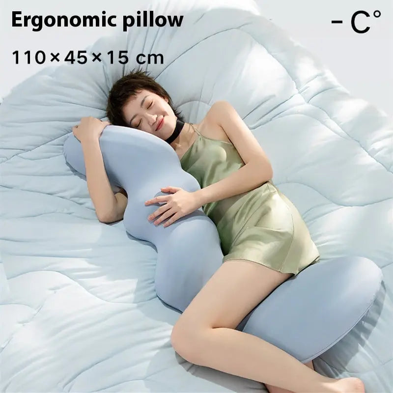 Bed Long Sleeping Pregnant Women Leg-supporting Ergonomic Big Pillow DazzleTrove