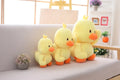 Little yellow duck figurine dancing expression small yellow duck plush toy DazzleTrove