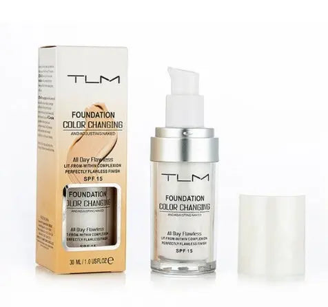Temperature Liquid Foundation Concealer Portable Natural Color  Makeup Foundation BB Concealer DazzleTrove