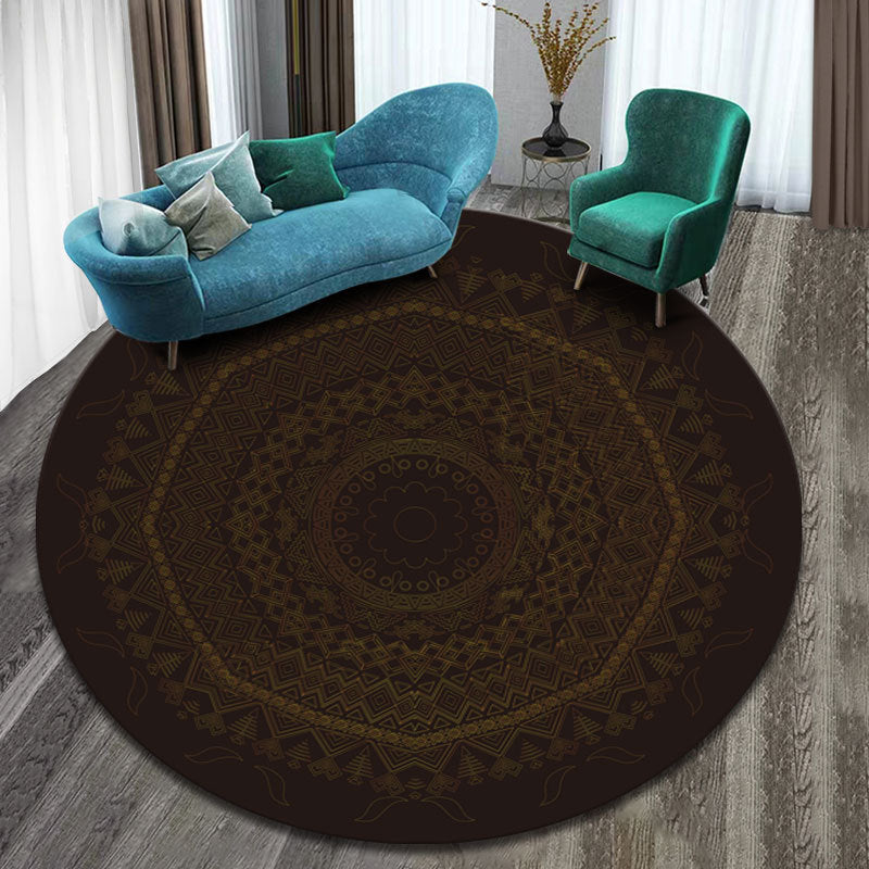 Mandala ethnic carpet DazzleTrove