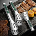 7 9 12inch Kitchen Tongs 304 Stainless Steel Grill Tongs For Cooking BBQ Non-Slip Salad Tongs Clips Tong Kitchen Accessories DazzleTrove