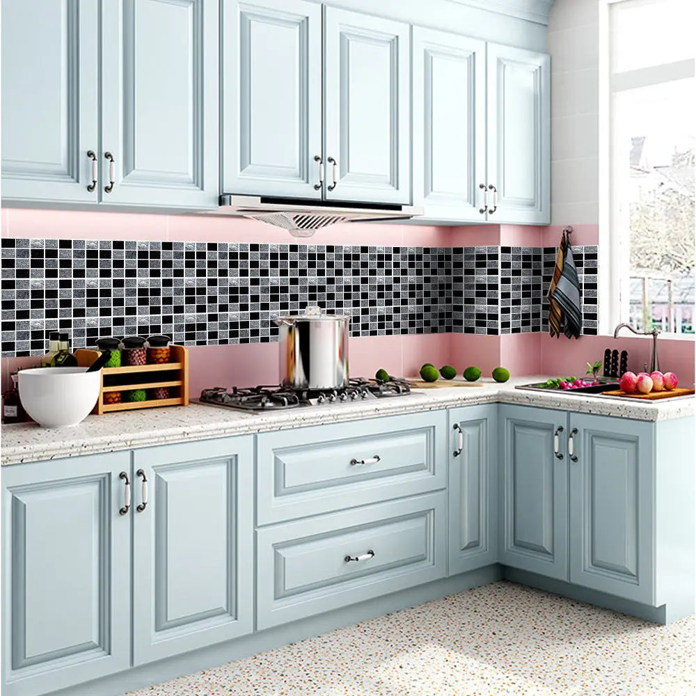 30 Mosaic kitchen bathroom tiles self adhesive tiles DazzleTrove