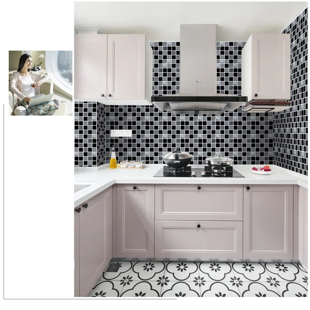 30 Mosaic kitchen bathroom tiles self adhesive tiles DazzleTrove