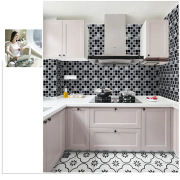 30 Mosaic kitchen bathroom tiles self adhesive tiles DazzleTrove