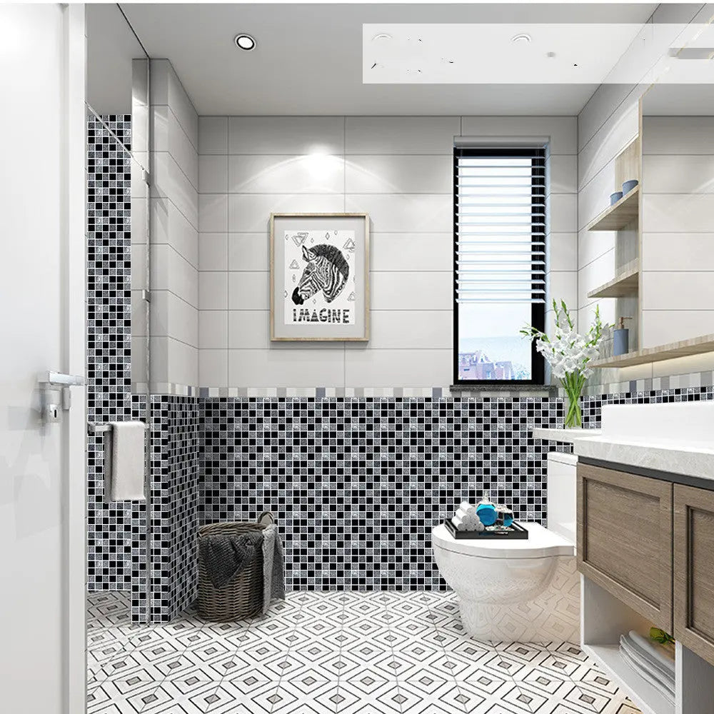 30 Mosaic kitchen bathroom tiles self adhesive tiles DazzleTrove