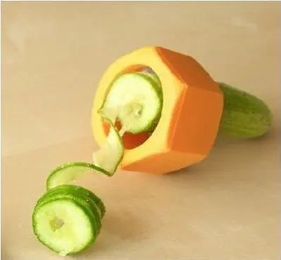 Kitchen Gadgets Spiral Knife Vegetable Cutter Kitchen Fixture Cucumber Slicer DazzleTrove