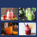 6blade Portable Blender Mini Juicer Cup Extractor Smoothie USB Charging Fruit Squeezer Blender Food Mixer Ice Crusher Portable Juicer Machine DazzleTrove