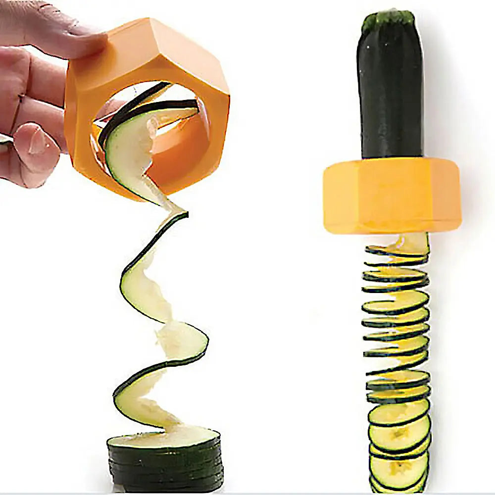 Kitchen Gadgets Spiral Knife Vegetable Cutter Kitchen Fixture Cucumber Slicer DazzleTrove