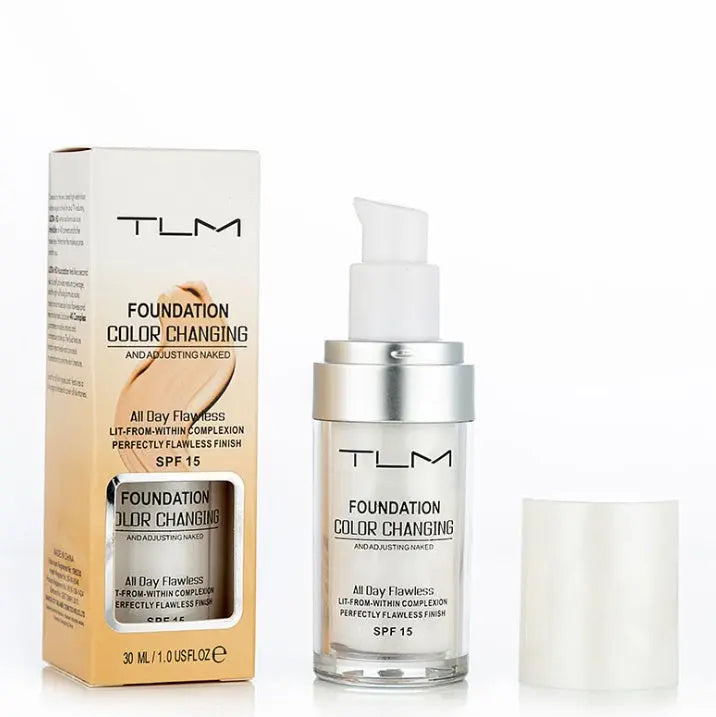 Temperature Liquid Foundation Concealer Portable Natural Color  Makeup Foundation BB Concealer DazzleTrove