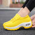Sports shoes women flying knit socks shoes shaking shoes DazzleTrove