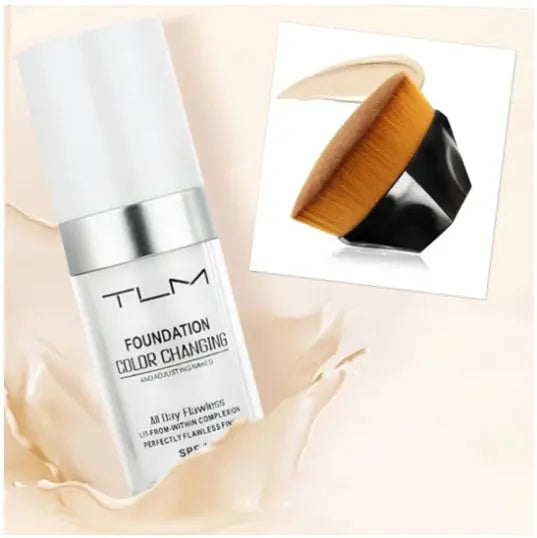 Temperature Liquid Foundation Concealer Portable Natural Color  Makeup Foundation BB Concealer DazzleTrove