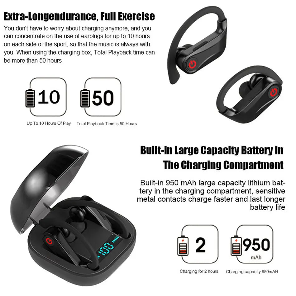 Subwoofer Bluetooth headset DazzleTrove