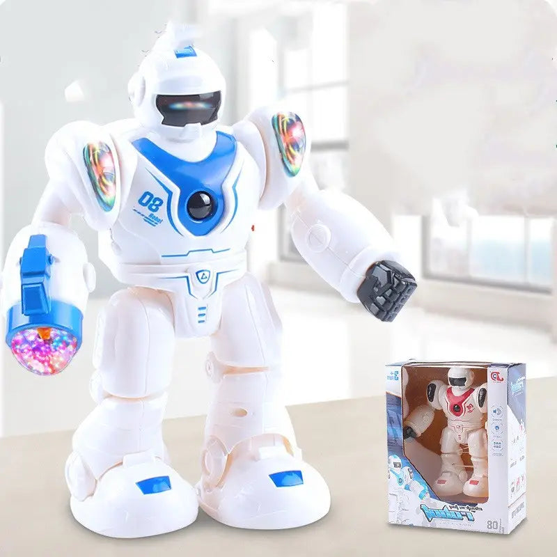 Flash Music Walking Dancing Spaceman Robot Toy Creative Gift DazzleTrove