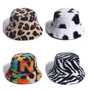 Windproof and fleece basin hat fisherman hat
