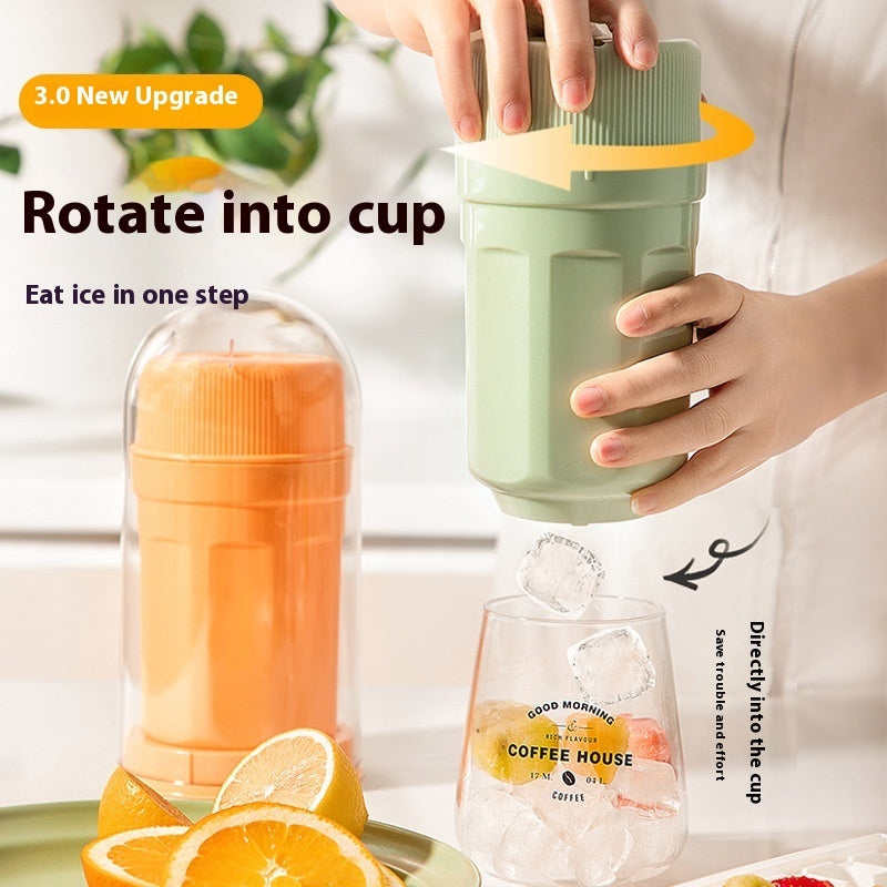 Twisting Ice Cup Rotating Release Ice Cube Trays Rotation With Cover Ice Block Mold For Freezer Home Refrigerator Storage DazzleTrove