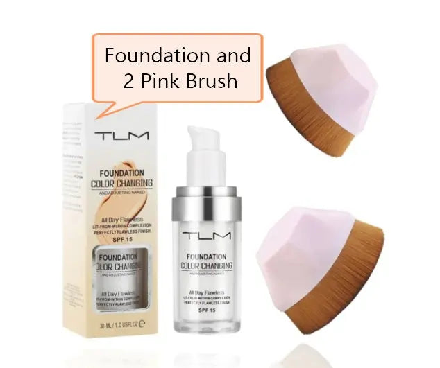 Temperature Liquid Foundation Concealer Portable Natural Color  Makeup Foundation BB Concealer DazzleTrove