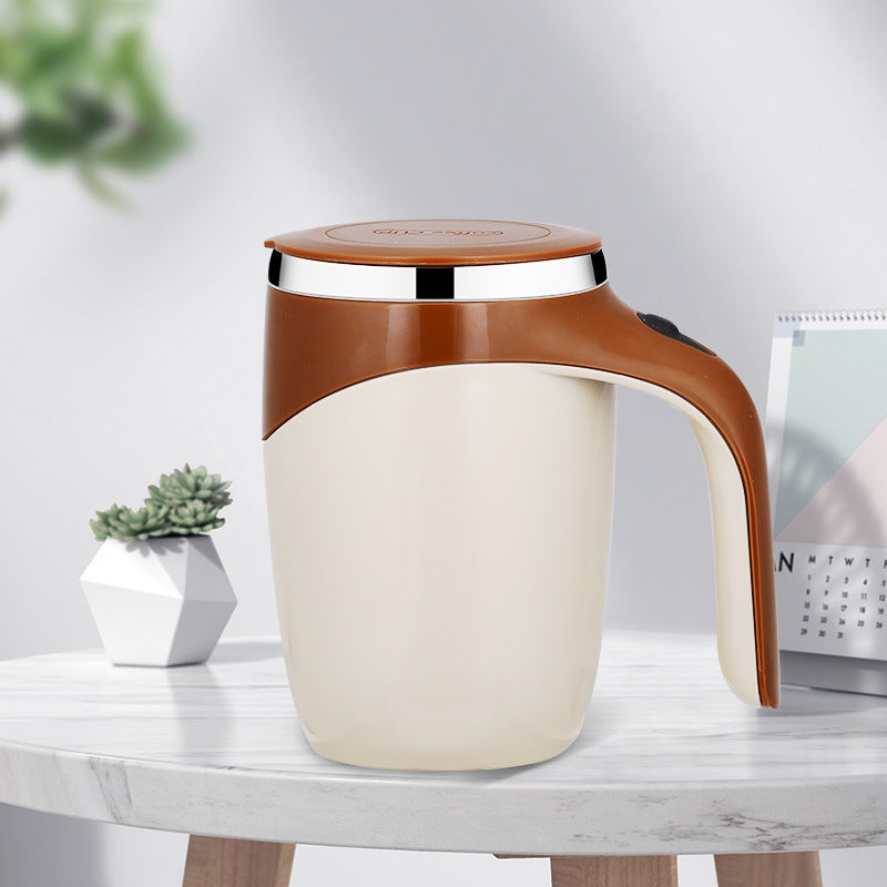 Rechargeable Model Automatic Stirring Cup Coffee Cup High Value Electric Stirring Cup Lazy Milkshake Rotating Magnetic Water Cup DazzleTrove