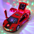 Dancing Deformation Rotating Police Car Electric Toy DazzleTrove