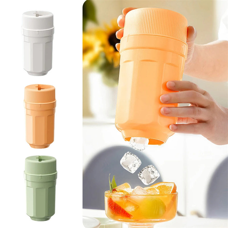 Twisting Ice Cup Rotating Release Ice Cube Trays Rotation With Cover Ice Block Mold For Freezer Home Refrigerator Storage DazzleTrove