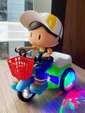 Boys And Girls Electric Dancing Stunt Tricycle Toy DazzleTrove