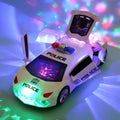 Dancing Deformation Rotating Police Car Electric Toy DazzleTrove