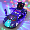 Dancing Deformation Rotating Police Car Electric Toy DazzleTrove