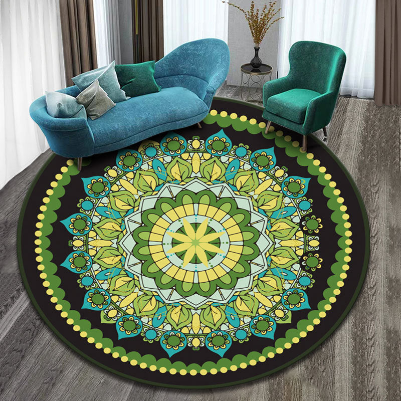 Mandala ethnic carpet DazzleTrove