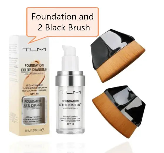 Temperature Liquid Foundation Concealer Portable Natural Color  Makeup Foundation BB Concealer DazzleTrove