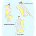 Bed Long Sleeping Pregnant Women Leg-supporting Ergonomic Big Pillow DazzleTrove