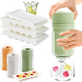Twisting Ice Cup Rotating Release Ice Cube Trays Rotation With Cover Ice Block Mold For Freezer Home Refrigerator Storage DazzleTrove