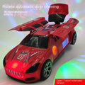 Dancing Deformation Rotating Police Car Electric Toy DazzleTrove