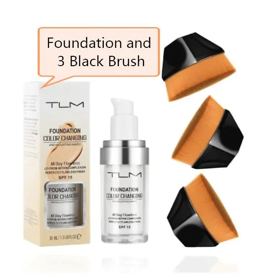 Temperature Liquid Foundation Concealer Portable Natural Color  Makeup Foundation BB Concealer DazzleTrove