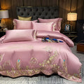 Ice Silk Quilt Sets Bed Sheets Bedding Four-piece Set DazzleTrove