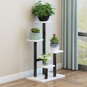 Living Room Wrought Iron Flower Rack Stepped Balcony Flower Stand