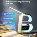 2024 New B-Shaped Blutooth Speaker Multifunctional Smart Music Rhythm Lighting Phone Wireless Charger TF Card AUX Input Standard Mode DazzleTrove