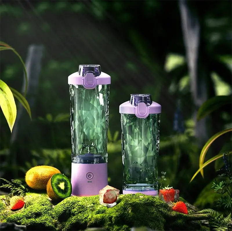 Portable Blender Juicer Personal Size Blender For Shakes And Smoothies With 6 Blade Mini Blender Kitchen Gadgets DazzleTrove
