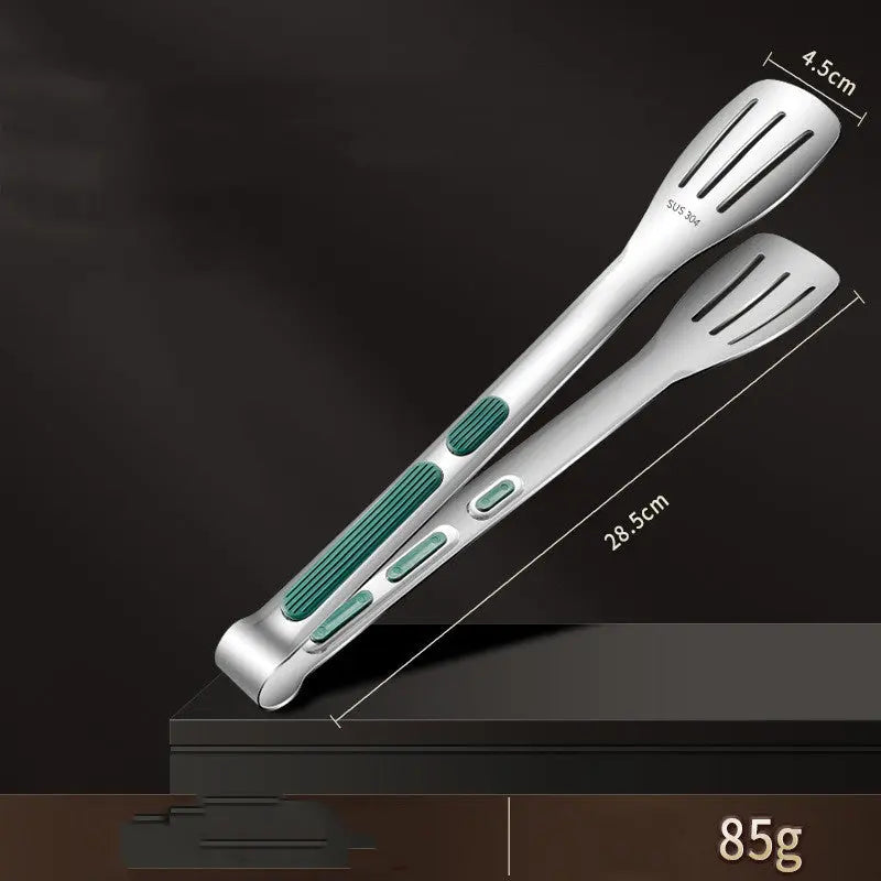 7 9 12inch Kitchen Tongs 304 Stainless Steel Grill Tongs For Cooking BBQ Non-Slip Salad Tongs Clips Tong Kitchen Accessories DazzleTrove