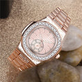 Mens Fashion Alloy Band Diamond Gifts Watches DazzleTrove