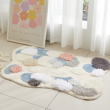 Irregular Carpet Bedroom Bedside Blanket Thickened Fleece Premium Mat