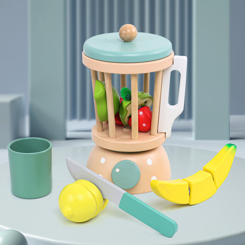 Wooden Children's House Simulation Kitchen Toy Set DazzleTrove