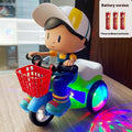 Boys And Girls Electric Dancing Stunt Tricycle Toy DazzleTrove