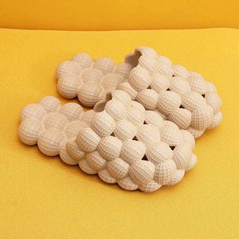 New Summer Fashion Massage Mesh  Bubble  Bathroom Slides Home Indoor Anti-Skid Shoes DazzleTrove
