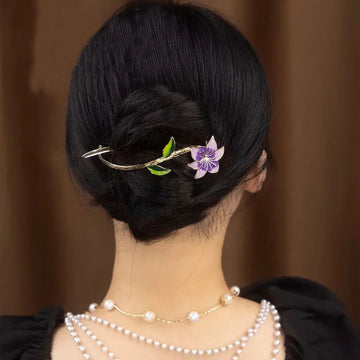 New Elegant Graceful Barrettes Vintage Flower Twist Hair Accessories