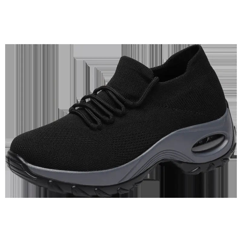 Sports shoes women flying knit socks shoes shaking shoes DazzleTrove
