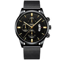Mens Business Luxury Watches For Men Mesh Band Quartz Watch DazzleTrove