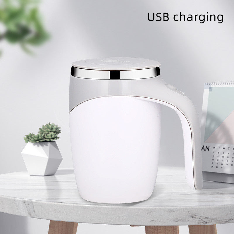 Rechargeable Model Automatic Stirring Cup Coffee Cup High Value Electric Stirring Cup Lazy Milkshake Rotating Magnetic Water Cup DazzleTrove