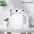 Rechargeable Model Automatic Stirring Cup Coffee Cup High Value Electric Stirring Cup Lazy Milkshake Rotating Magnetic Water Cup DazzleTrove